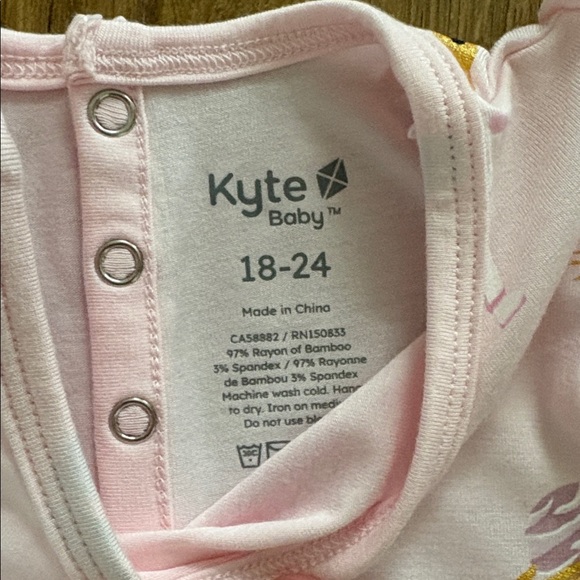 Kyte BABY Twirl Bodysuit Dress 18-24 Months NWT - Picture 2 of 3